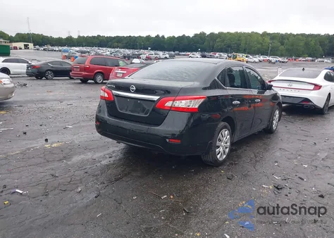 2015 Nissan Sentra S из США, поврежденный, VIN 3N1AB7AP9FY279338